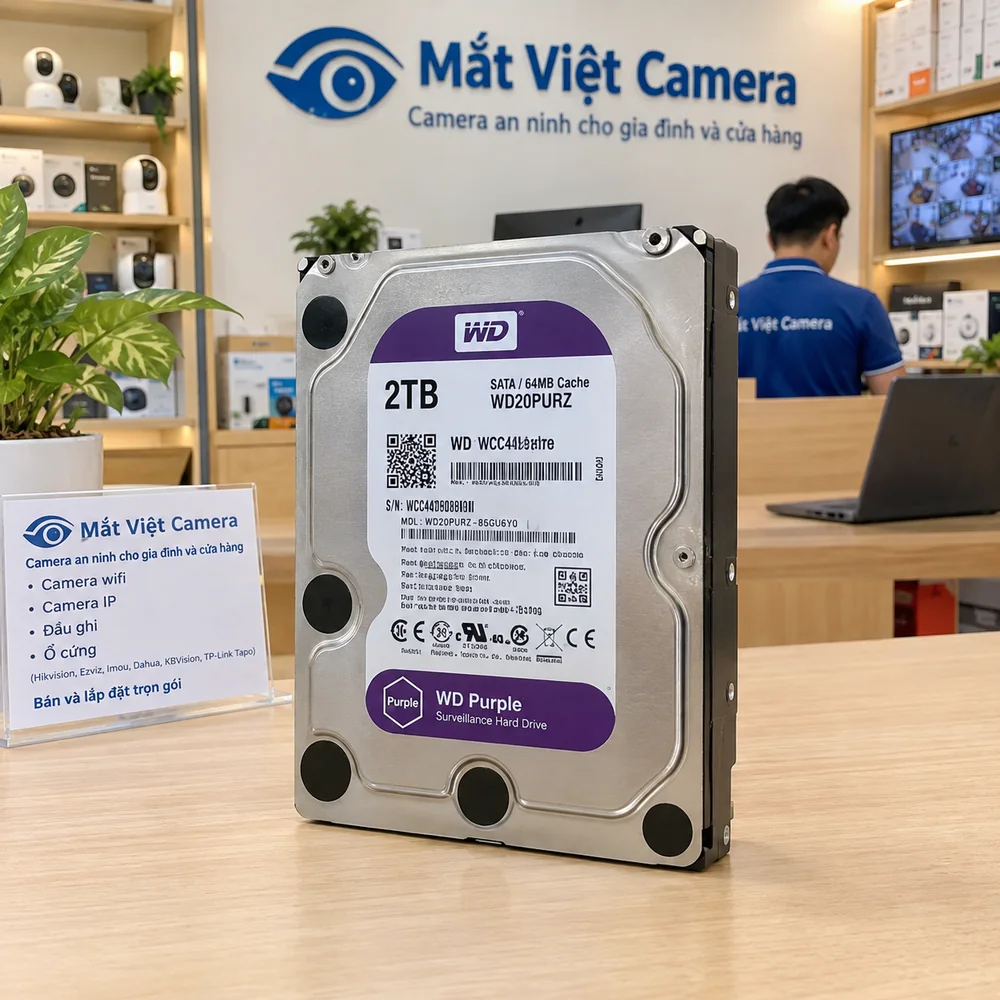 Ổ cứng giám sát WD Purple 2TB